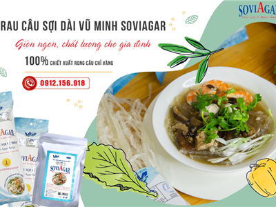 Rau Câu Sợi Vũ Minh SoviAgar – Gắn Kết Hương Vị, Gói Trọn Yêu Thương